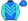 Blue Three Turquoise Vees & Sleeves Blue Lightning Bolts & Cap Turquoise Lightning Bolt