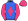 Royal Blue Pink Diamond Sleeves & Cap
