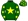 Dark Green Yellow Star Stars Sleeves & Cap