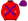 Red Purple Cross Sashes & Cap