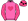 Hot Pink Baby Pink Heart & Sleeves Hot Pink Hearts Baby Pink Hearts Cap Yellow Pom Pom