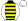 Black Yellow Hoops White Sleeves & Cap