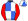 Royal Blue & White Quarters Red Sleeves Quartered Cap