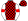 Red & Black Checks White Sleeves Red Armbands Black & Red Checked Cap