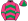 Bright Pink Emerald Green Chevrons Chevron Sleeves Quartered Cap