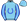Sky Blue Royal Blue Horseshoe Sleeves With Sky Blue Stripe & Cap With Sky Blue Horseshoes