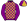 Purple & Gold Checks Quartered Cap