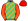 Emerald Gold & Red Diagonal Stripes Red & Gold Striped Sleeves Red Cap