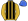 Gold Black Stripes Royal Blue Cap Gold Seams & Pom Pom