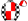 Red & White Quarters Black & White Checked Sleeves Red & White Quartered Cap