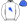 White Royal Blue Shooting Star Royal Blue Cap