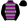 Purple & Light Grey Hoops Black Sleeves & Cap