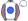 White Royal Blue Spot Royal Blue & Orange Striped Sleeves