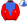 Red Royal Blue Vee Yoke With Red White & Royal Blue Striped Vee & Cobra Quartered Cap