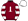 Burgundy White Obelisk Hooped Sleeves White Cap