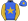 Royal Blue Gold Star & Sleeves Gold Star Cap