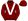Maroon White V