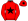 Red Black Star Star Cap