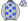 Silver Royal Blue Spots Spots Cap