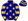 Dark Blue Gold Stars Hooped Sleeves & Cap