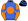 Royal Blue Orange Spot & Sleeves Royal Blue Armbands Hooped Cap