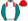 White Red Epaulettes Teal Sleeves Red Cap