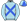Light Blue Royal Blue Crossed Sashes Quartered Cap