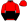 Red & Black Halves Red Cap