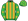 Green Gold Stripes Gold Stars Sleeves & Cap