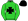 Lime Green Black Maltese Cross & Cap