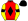 Red Black Diamond Yellow Sleeves Black Armband & Cap