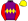 Purple Yellow Diamond Band Red Sleeves Yellow Cap