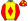 Yellow Red Diamond & Armbands With Bmr Motif Red & Yellow Spots Cap