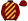 Maroon Gold Diagonal Stripes Maroon Cap