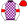Purple & White Checks White Sleeves Red Armbands & Cap