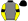 Grey Black Collar Yellow Sleeves Black Armbands & Cap