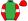 Green Red Sleeves White Armbands Red Cap
