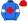 Blue Red Maltese Cross White Armbands Red Cap
