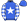 Royal Blue White Star Diamonds Sleeves White Pom Pom