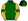 Dark Green Gold Sleeves Dark Green Armbands Quartered Cap