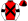 Red Black Crossed Sashes White Sleeves Black Armbands Red & Black Quartered Cap