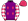 Purple Four Cerise Diamonds White Diamonds On Sleeves Cerise Cap