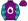 Purple White Horsehead & Horseshoe Teal Sleeves White Horseheads & Horseshoes