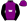 Purple White Crown Black Sleeves