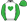 White Green Heart Sleeves & Cap