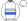 White Silver Royal Blue & Black Bands With Grey Seams