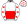 White Red Halves Stars Sleeves & Cap