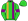 Lime Green Purple & Gold Braces & Armbands