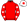 Red White Stars On Sleeves White Cap Red Star