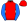 Red Blue Sleeves Red Cap